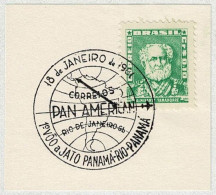 Brasilien / Brasil 1961, Sonderstempel Erstflug Panama - Rio De Janeiro, Pan American - Andere (Lucht)