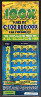 116 O, PORTUGAL, Lottery Ticket« Raspadinha », « Instant Lottery », « 100 X Mais De €100.000.000 ... », Nº 537 - Loterijbiljetten