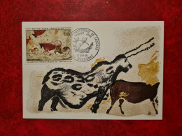 FDC 1968 MAXI  MONTIGNAC GROTTE DE LASCAUX - 1960-1969