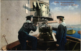 ** T1 K.u.K. Kriegsmarine, Kanonenmanöver / Manovre Di Cannone / Austro-Hungarian Navy, Cannon Maneuvers, Mariners. Dep. - Ohne Zuordnung