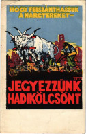 T3 1918 Hogy Felszánthassuk A Harctereket, Jegyezzünk Hadikölcsönt! / WWI Austro-Hungarian K.u.K. Military War Loan Prop - Unclassified