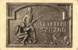 T3 A M. Kir. 1. Honvéd Gyalogezred Egyetemi Század Emléktáblájának Képe / WWI Hungarian Military Memorial (EB) - Ohne Zuordnung