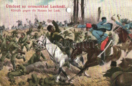 * T4 Ütközet Az Oroszokkal Lucknál / WWI K.u.k. Military Art Postcard, Battle Of Luck Against The Russians, L&P 2069. (b - Non Classés