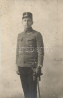 * T4 1917 Bécs, Hadnagy Tisztté Avatás Előtt / WWI K.u.K. Military, Lieutenant Before Inauguration In Vienna (Wien), Pho - Sin Clasificación