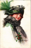 T2/T3 1914 Lady Art Postcard. The Carlton Publishing Co. Series No. 712/2. S: Barber (EK) - Unclassified