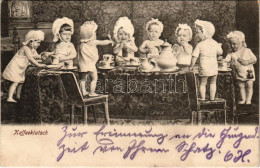T2 1903 Kaffeeklatsch / Kisbabák Kávészünete / Babies At Coffee Break - Non Classificati