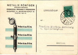 T2/T3 1936 Metallix Röntgen Részvénytársaság Reklámja. Röntgenkészülékek, Röntgenlámpák és Röntgentartozékok. Budapest V - Ohne Zuordnung