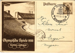 * T2/T3 1936 Olympische Spiele, Berlin / 1936. évi Nyári Olimpiai Játékok / 1936 Summer Olympics + So. Stpl S: Georg Fri - Non Classificati