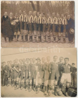 * 1920 Budagyöngye Sport Club - 2 Db Eredeti Fotó Képeslap A Labdarúgó Csapatról, Focisták, Sport / 2 Original Photo Pos - Unclassified