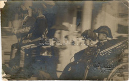 T3/T4 1915 Ferenc József Hintón / Franz Joseph In Carriage, Fr. Friedrich (Mariánské Lázne, Marienbad) Photo (felüleli S - Non Classificati
