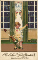 T3 New Year, Child, Champagne, Litho (EB) - Ohne Zuordnung