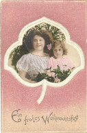 * T4 Christmas, Mother With Child, Art Nouveau Emb. (b) - Non Classés