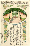 T3 Floral Emb. Litho Greeting Card, Erika Nr. 3598. (EK) - Zonder Classificatie
