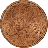 France, 2 Euro Cent, 2000, Paris, SUP+, Cuivre Plaqué Acier, KM:1283 - Francia