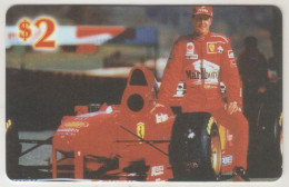 USA - Michael Schumacher F1 , Checkered Flag Telecom Prepaid 2$, Mint FAKE - Otros & Sin Clasificación