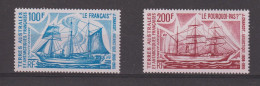 TAAF 1975 Bateaux D'expéditions PA 38-39 2 Val ** MNH - Airmail