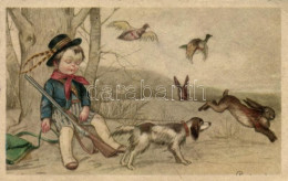 T3 Italian Art Postcard, Hunter Boy CCM Ultra 2322. S: Colombo (EB) - Zonder Classificatie