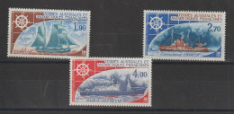 TAAF 1976 Bateaux PA 44-46 3 Val ** MNH - Poste Aérienne