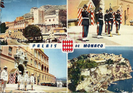 *CPM - MONACO -  Palais Princier - Blason - Multivue - Palais Princier