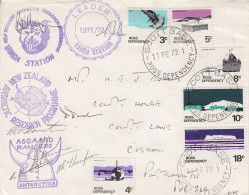 Ross Dependency 1972 Asgaard Rangers, Vanda Station 5Signatures   Ca Scott Base 11 FEB 1972 (SO230) - Storia Postale