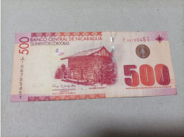 Billete Nicaragua, 500 Córdobas, Año 2007, Serie A - Nicaragua