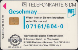 GERMANY O132/97 Geschmay - Göppingen - Filztuchfabrik - O-Series : Series Clientes Excluidos Servicio De Colección
