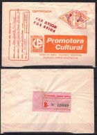 EL SALVADOR STAMPS. REG. COVER TO ARGENTINA, 1972 - El Salvador