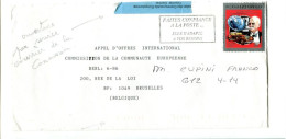 CONGO - Affranchissement Sur Lettre - 75e An. De La Mort De Graff Zeppelin - Other & Unclassified