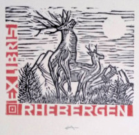 EX LIBRIS ERICH AULITZKY Per RHEBERGEN L27bis-F02 EXLIBRIS Opus 109 - Ex-Libris