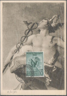 Italia Repubblica - Cartolina - 1951, " Convegno Nazionale Commercio Filatelico ", Milano. - 1946-60: Storia Postale