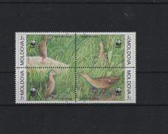 Moldawien Michel Cat.No. Mnh/**   379/382 Wwf Birds - Moldavië