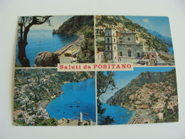 SALUTI DA  POSITANO  - SALERNO    CAMPANIA  NON   VIAGGIATA  COME DA FOTO - Salerno