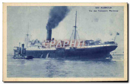 CPA Bateau Paquebot Sidi Mabrouk Cie Des Transports Maritimes  - Steamers
