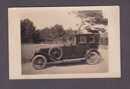 Carte Photo Oldtimer Car Voiture Ancienne à Identifier (58725) - Voitures De Tourisme