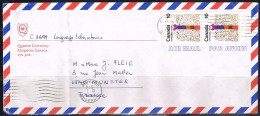 NOEL 128 - CANADA N° 588 NOEL Sur Lettre Par Avion Pour La France - Covers & Documents