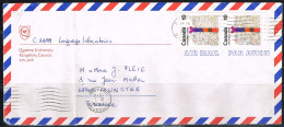 NOEL 128 - CANADA N° 588 NOEL Sur Lettre Par Avion Pour La France - Cartas & Documentos