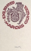 EX LIBRIS ERICH AULITZKY Per MARCUS GUNZEL L27bis-F02 EXLIBRIS Opus 116 - Ex-Libris