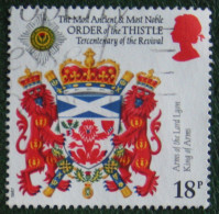 ORDER OF THE THISTLE ANNIVERSARY (Mi 1113) 1987 Used Gebruikt Oblitere ENGLAND GRANDE-BRETAGNE GB GREAT BRITAIN - Used Stamps