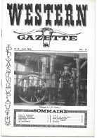 Revue WESTERN GAZETTE N° 12 - Avril 1965 - Les Blue Jackets Et Les Peaux-Rouges Par Joë Hamman - Jesse James - Fronval - Other & Unclassified