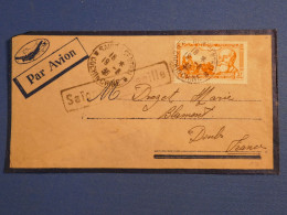 DL2  INDOCHINE FRANCAISE  BELLE   LETTRE  1936 SAIGON  A BLAMONT FRANCE+ AFF. INTERESSANT+ - Storia Postale