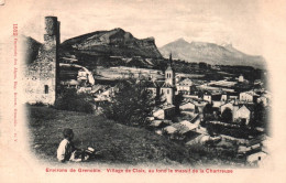 Claix - Vue Sur Le Village - Au Fond , Le Massif De La Chartreuse - Claix