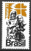 BRASILE  - 1972- NATALE -  MNH** (YVERT 1013 - MICHEL 1351) - Unused Stamps