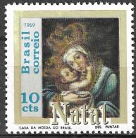 BRASILE  - 1969 - NATALE -  MNH** (YVERT 915 - MICHEL 1239) - Nuevos