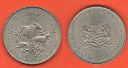 Somalie 5 Shillings 1970 FAO Somalia Somali Nickel Coin Animals - Somalia