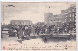 Amsterdam Rapenburger Sluis Kadijksplein Schippersgracht Zeemanshuis Levendig Tram 's-lands Zeemagazijn # 1902    2503 - Autres & Non Classés