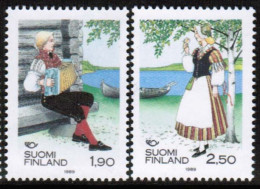 1989 Finland Music, Norden National Costumes MNH. - Unused Stamps