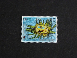 IRLANDE IRELAND EIRE YT 404 OBLITERE - ANNEE INTERNATIONALE ENFANT DESSIN / FLEUR HEUREUSE - Used Stamps