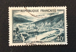 Num. 842A (40Fr) Vallée De La Meuse - Used Stamps