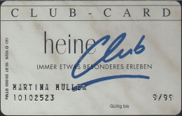 GERMANY O1029/97 Heine Club - Club - Card - O-Serie : Serie Clienti Esclusi Dal Servizio Delle Collezioni