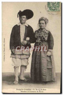 CPA Folklore Presuqu&#39ile Croisicaise Le Bourg De Batz Paludiers En Costumes De Noces Mariage  - Trachten